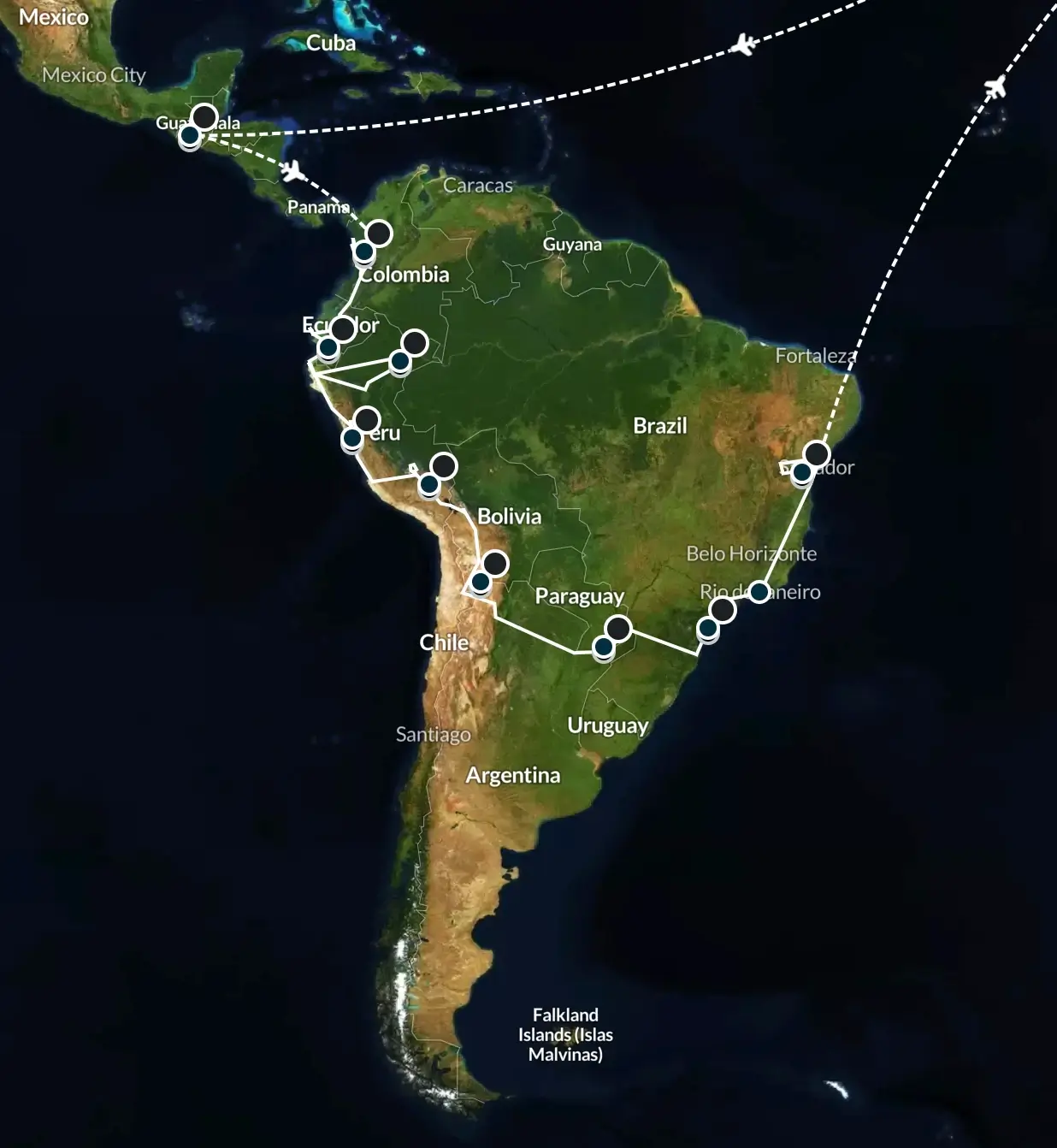 Latin America and the way I crossed